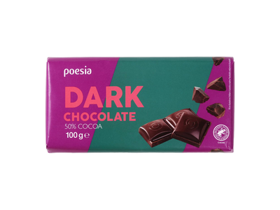 Juodasis šokoladas Poesia 100g