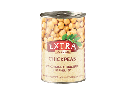 Konservuoti avinžirniai EXTRA LINE, 400 g