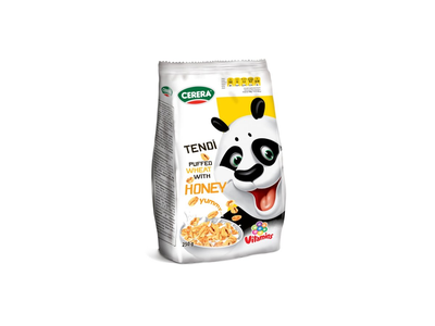Sausi pusryčiai CERERA TENDI kviečiai su medumi, 250 g