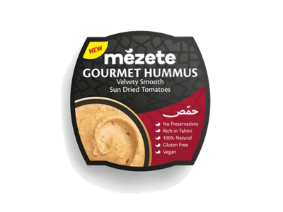 Avinžirnių užtepėlė MEZETE su saulėje džiovintais pomidorais, 215 g