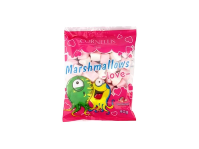 Mini zefyrai MARSHMALLOW MIX, 90 g