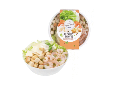 Cezario salotos su krevetėmis, 180 g