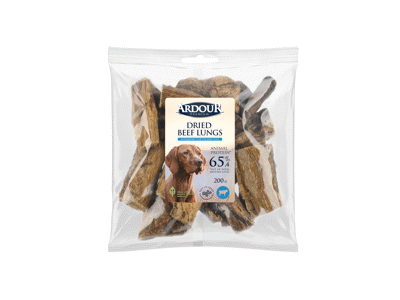 Džiovinti jaučių plaučiai ARDOUR, 200 g
