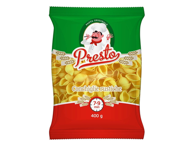 Makaronai kriauklelės PRESTO, 400 g