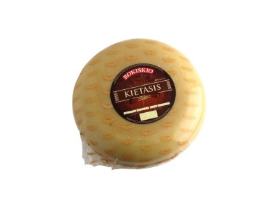 ROKIŠKIO sūris Kietasis, 40%, sveriamas, (~4,6) kg