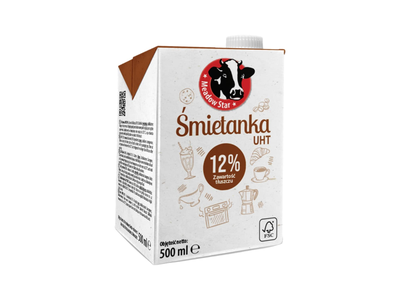 Grietinėlė MEADOW STAR UAT, 12 %, 500 ml