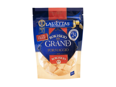 Kietasis sūris ROKIŠKIO GRAND, brand. 24 mėn., 37% rieb.s.m., 100 g