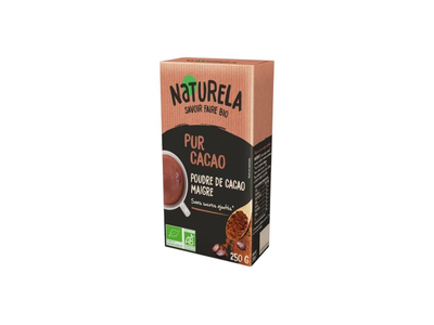 Ekologiška kakava be cukraus NATURELA, 250 g