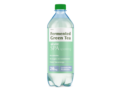 Gaivusis funkcinis gėrimas FERMENTED GREEN TEA BY AKVILĖ 0,6l PET