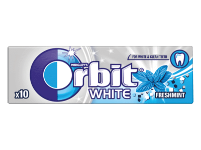 Kramtomoji guma ORBIT WHITE FRESHMINT, 14 g