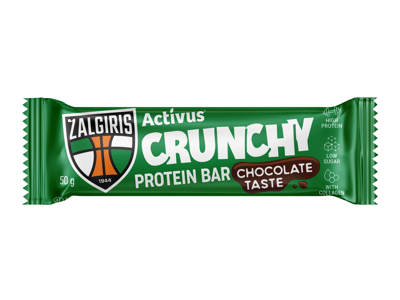 Baltyminis batonėlis ACTIVUS - ŽALGIRIS šokolado skonio, 50 g