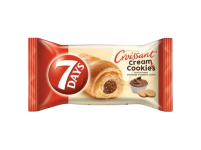 Raguolis 7DAYS su lazdynų riešutų ir sausainių skonio įdaru, 60 g