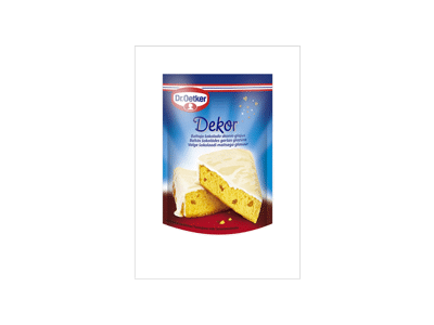 Baltojo šokolado glajus DR. OETKER, 100 g