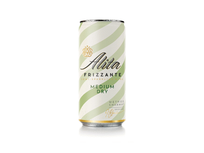 Pusiau put. baltasis pusiau sausas vynas ALITA FRIZZANTE, 200 ml