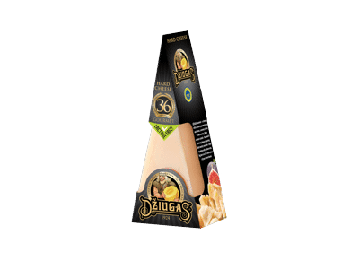Kietasis sūris DŽIUGAS GOURMET, brandintas 36 mėn., 40 % rieb. s. m., 180 g