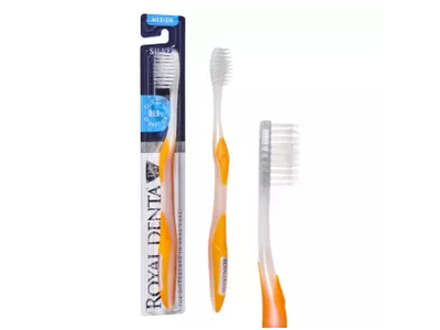 ROYAL DENTA dantų šepetėlis SILVER MEDIUM, 1 vnt.