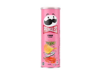 Traškučiai PRINGLES, krabų skonio, 165 g