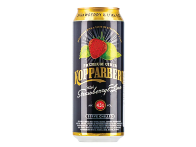 Sidras KOPPARBERG Strawberry & Lime (4,5%) 0,5 l
