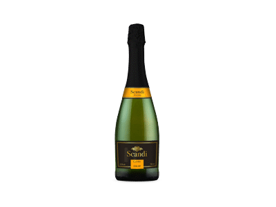 Putojantis aromatizuotas baltasis sausas vyno gėrimas SCANDI, 750 ml