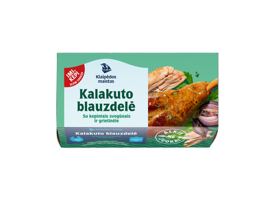 Lėtai virta kalakuto blauzdelė RAKVERE, su kepintais svogūnais ir grietinėle, ~1 kg