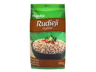 Ryžiai Rudieji „Skaneja“, 0,5 kg