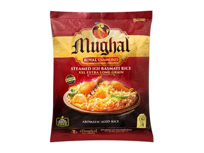BASMATI ryžiai MUGHAL ROYAL DIAMOND, 1 kg