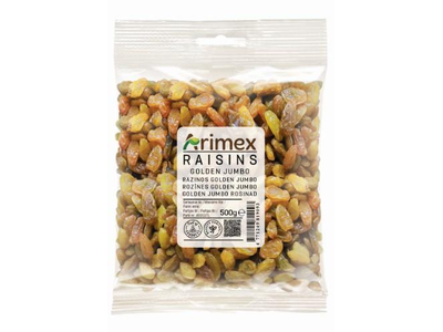 Razinos ARIMEX, Jumbo Golden, 500 g