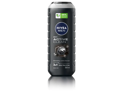 Dušo želė vyrams NIVEA MEN ACTIVE CLEAN, 500 ml