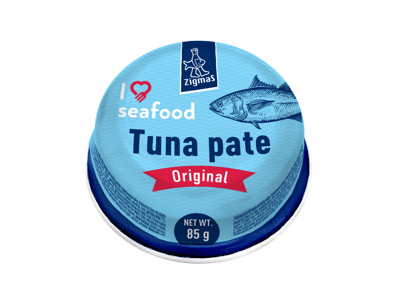 Tuno paštetas ZIGMAS, 85 g
