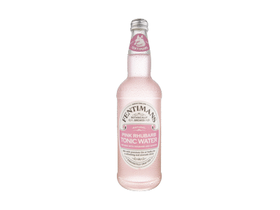 Gazuotas gaivus gėrimas FENTIMANS PINK RHUBARB TONIC WATER, 500 ml