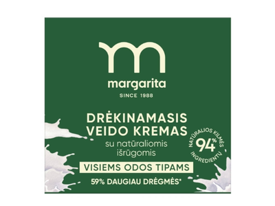 Drėkinamasis veido kremas MARGARITA, 50ml