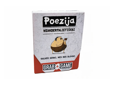 Stalo žaidimas POEZIJA NEANDERTALIETIŠKAI, 1 vnt.
