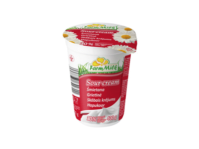 Grietinė FARM MILK, 30 % rieb., 400 g