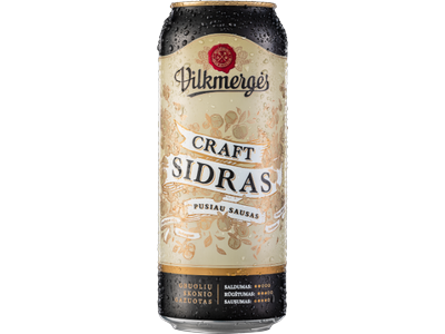 Sidras VILKMERGĖS Craft, 5,4%, 0,5 l, skardinė