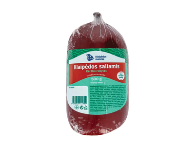 Karštai rūkytas KLAIPĖDOS saliamis, a.r., 500 g