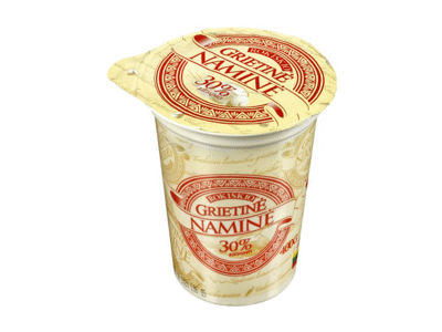 ROKIŠKIO NAMINĖ grietinė, 30 % rieb., 400 g