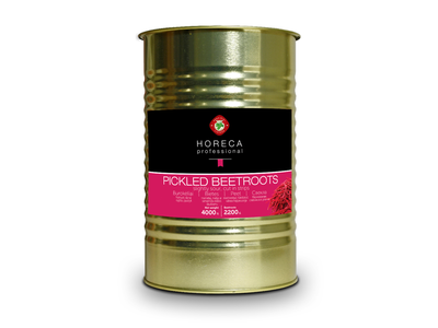 Marinuoti burokėliai KĖDAINIŲ horeca professional, pjaustyti šiaudeliais, 4 kg/2,2 kg