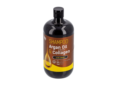 Maroko argano aliejus ir kolagenas šampūnas visų tipų plaukams BIO NATURELL, 946 ml