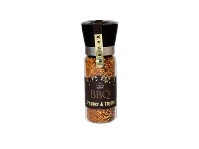 Prieskonių mišinys I AM THE SPICE, BBQ Pepper & Thyme, malūnėlyje, 150 g