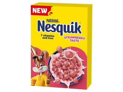 Brašk. sk. dribsniai NESQUIK STRAWBERRY, 330g