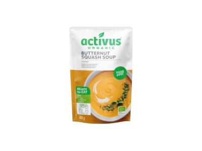 Ekologiška sviestinių moliūgų sriuba ACTIVUS, 400 g