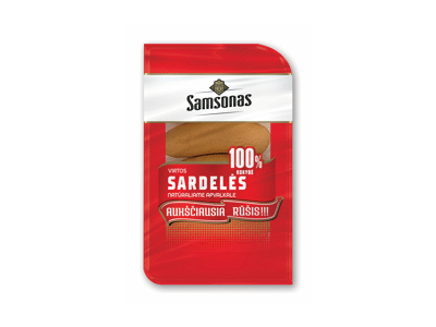 Virtos SAMSONO sardelės, a. r., 400 g
