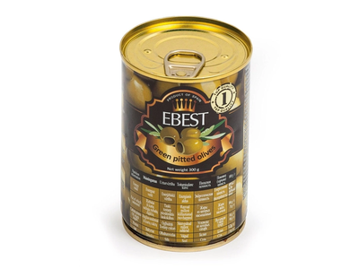 Žaliosios alyvuogės be kauliukų EBEST, 300 g