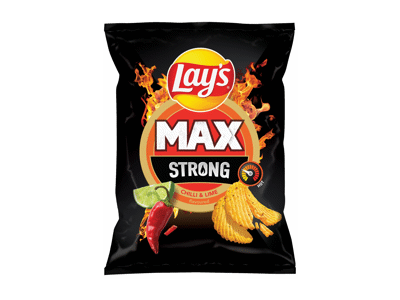 Bulvių traškučiai LAY'S, aitr. paprikų, žal. citrinų skonio, 250 g