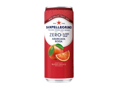 Raudonųjų apelsinų sulčių gėrimas SANPELLEGRINO ZERO, 330 ml