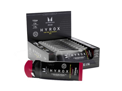 Rūgščios vyšnios skonio prieštreniruotinė želė MYPROTEIN PRO x HYROX, 50g