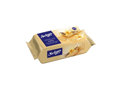 Vafliai SELGA, vanilės skonio, 90 g