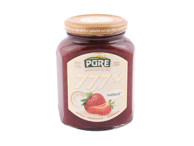 Braškių užtepėlė PŪRE, 410 g