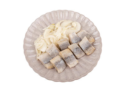 Marinuota silkė su svogūnais (su cukrumi ir saldikliu), 1 kg