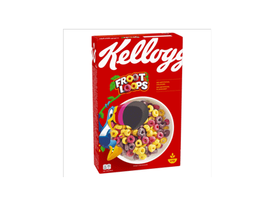 Sausi pusryčiai KELLOGG'S FROOT LOOPS, 375 g